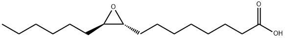 Oxiraneoctanoic acid, 3-hexyl-, trans- (9CI) Struktur