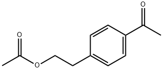 Ethanone, 1-[4-[2-(acetyloxy)ethyl]phenyl]- Struktur