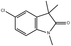 5-chloro-1,3,3-trimethyl-2,3-dihydro-1H-indol-2-one Struktur