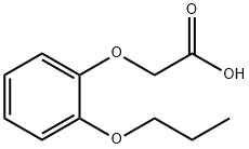 Acetic acid, 2-(2-propoxyphenoxy)- Struktur