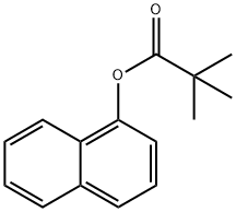 Propanoic acid, 2,2-dimethyl-, 1-naphthalenyl ester