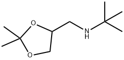 1,3-Dioxolane-4-methanamine, N-(1,1-dimethylethyl)-2,2-dimethyl- Struktur