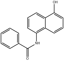 Benzamide, N-(5-hydroxy-1-naphthalenyl)- Struktur