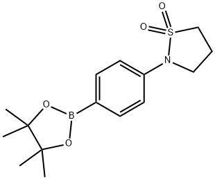 4-(1,1-Dioxido-2-isothiazolidinyl)phenylboronic Acid Pinacol Ester Struktur