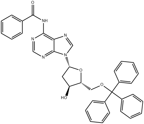 5'-Trt-N6-Bz-2'-dA Struktur