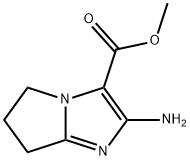 5H-Pyrrolo[1,2-a]imidazole-3-carboxylic acid, 2-amino-6,7-dihydro-, methyl ester Struktur