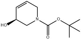 tert-butyl (3S)-3-hydroxy-3,6-dihydropyridine-1(2H)-carboxylate Struktur