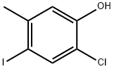 Phenol, 2-chloro-4-iodo-5-methyl- Struktur