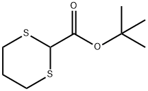 1,3-Dithiane-2-carboxylic acid, 1,1-dimethylethyl ester Struktur