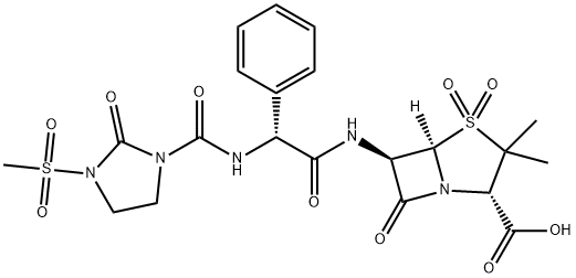 Mezlocillinsodium/sulbactamsodium impurity Struktur