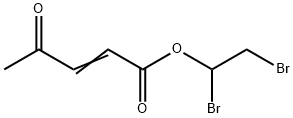 2-Pentenoic acid, 4-oxo-, 1,2-dibromoethyl ester