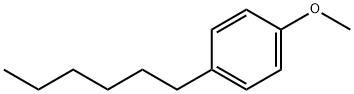 Benzene, 1-hexyl-4-methoxy- Struktur