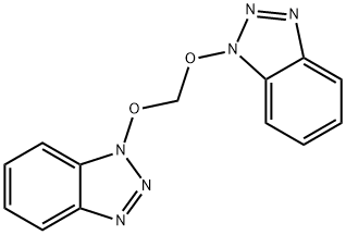 1,3-bis(benzotriazol-1-yl)-1,3-dioxapropane Struktur