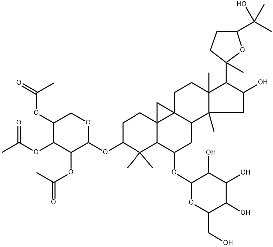 Acetytastragaloside Struktur