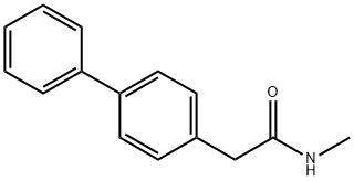 [1,1'-Biphenyl]-4-acetamide, N-methyl- Struktur