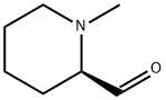 2-Piperidinecarboxaldehyde, 1-methyl-, (2R)- Struktur