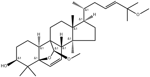 5,19-Epoxy-19,25-dimethoxycucurbita-6,23-dien-3-ol Struktur