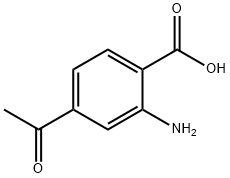 Benzoic acid, 4-acetyl-2-amino- Struktur