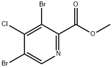 2-Pyridinecarboxylic acid, 3,5-dibromo-4-chloro-, methyl ester