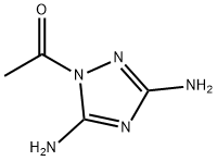 1-acetyl-1{H}-1,2,4-triazole-3,5-diamine Struktur