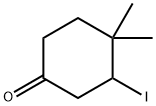 Cyclohexanone, 3-iodo-4,4-dimethyl- Struktur