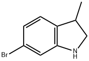 6-Bromo-3-methyl-2,3-dihydro-1H-indole Struktur