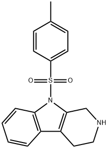 9-tosyl-2,3,4,9-tetrahydro-1H-pyrido[3,4-b]indole Struktur