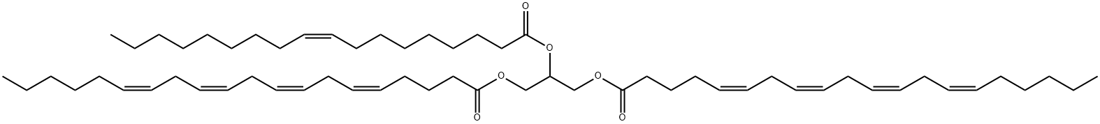 1,3-Diarachidonoyl-2-Oleoyl Glycerolol Struktur