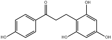 1-Propanone, 
1-(4-hydroxyphenyl)-3-
(2,4,6-trihydroxyphenyl)- Struktur