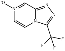 1,2,4-Triazolo[4,3-a]pyrazine, 3-(trifluoromethyl)-, 7-oxide Struktur