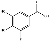 Benzoic acid, 3-fluoro-4,5-dihydroxy- Struktur