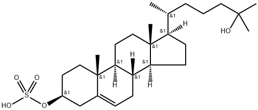 25-hydroxycholesterol-3-sulfate Struktur