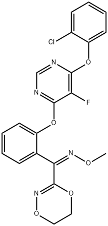 (Z)-Fluoxastrobin Struktur