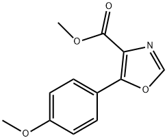 4-Oxazolecarboxylic acid, 5-(4-methoxyphenyl)-, methyl ester