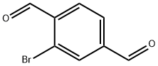 1,4-Benzenedicarboxaldehyde, 2-bromo- Struktur