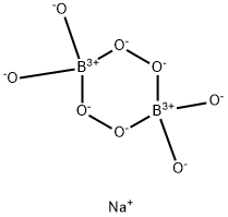 Borate(2-), tetrahydroxybis[μ-(peroxy-κO1:κO2)]di-, sodium (1:2) Struktur