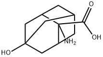 Tricyclo[3.3.1.13,7]decane-2-carboxylic acid, 2-amino-5-hydroxy- Struktur