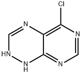 5-Chloro-1,4-dihydropyrimido[5,4-e][1,2,4]triazine Struktur