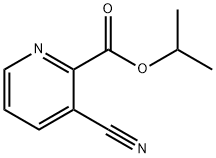 Isopropyl 3-cyano-2-pyridinecarboxylate Struktur