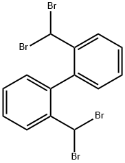 1,1'-Biphenyl, 2,2'-bis(dibromomethyl)- Struktur