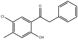 1-(5-Chloro-2-hydroxy-4-methylphenyl)-2-phenylethanone Struktur