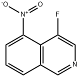 Isoquinoline, 4-fluoro-5-nitro- Struktur