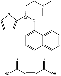 2-Thiophenepropanamine, N,N-dimethyl-γ-(1-naphthalenyloxy)-, (γS)-, (2Z)-2-butenedioate (1:1)