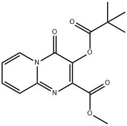 Methyl 3-[(pivaloyl)oxy]-4-oxo-4H-pyrido[1,2-a]pyrimidine-2-carboxylate Struktur