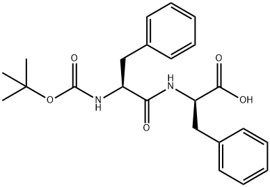 (Tert-Butoxy)Carbonyl Phe-D-Phe-OH Structure