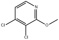 3,4-Dichloro-2-methoxypyridine Struktur