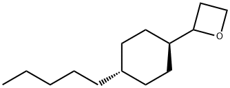 Oxetane, 2-(trans-4-pentylcyclohexyl)- Struktur