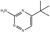 5-tert-butyl-1,2,4-triazin-3-amine Struktur