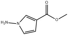 1H-Pyrrole-3-carboxylic acid, 1-amino-, methyl ester Struktur