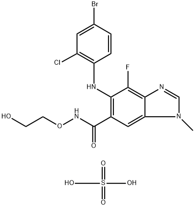 AZD-6244 Struktur